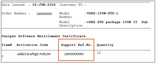 Create Technical Case with Juniper for Cloud Marketplace Products