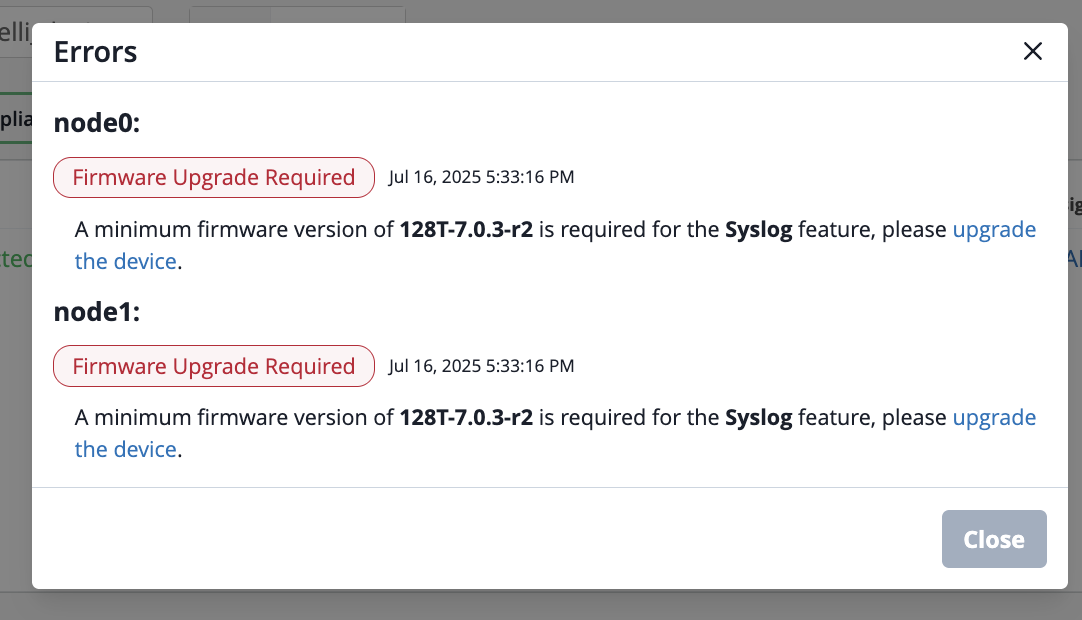 [Mist SSR] Alert seen - Firmware Upgrade Required - A minimum firmware ...