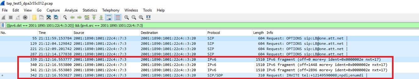 [Contrail] Fourth fragment of UDP packet is dropped by vRouter, first ...