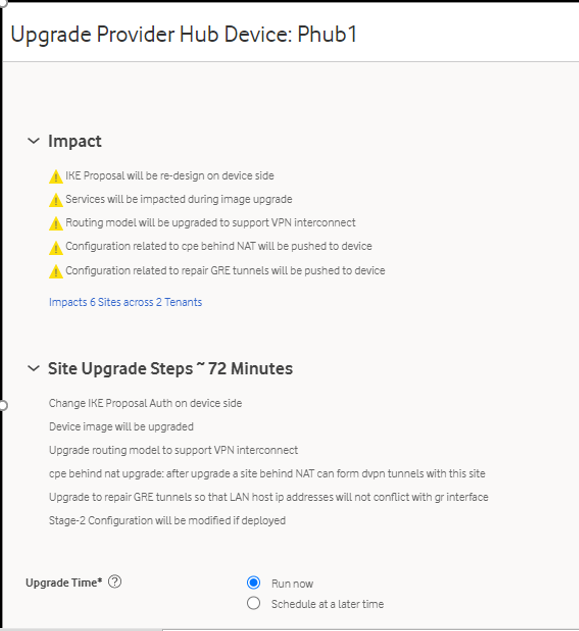 [CSO] How to perform site upgrade for Provider Hubs in CSO 5.1.2