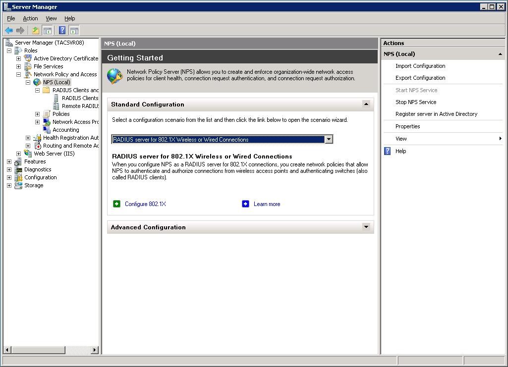 Example Configuration SmartPass using external RADIUS Authentication