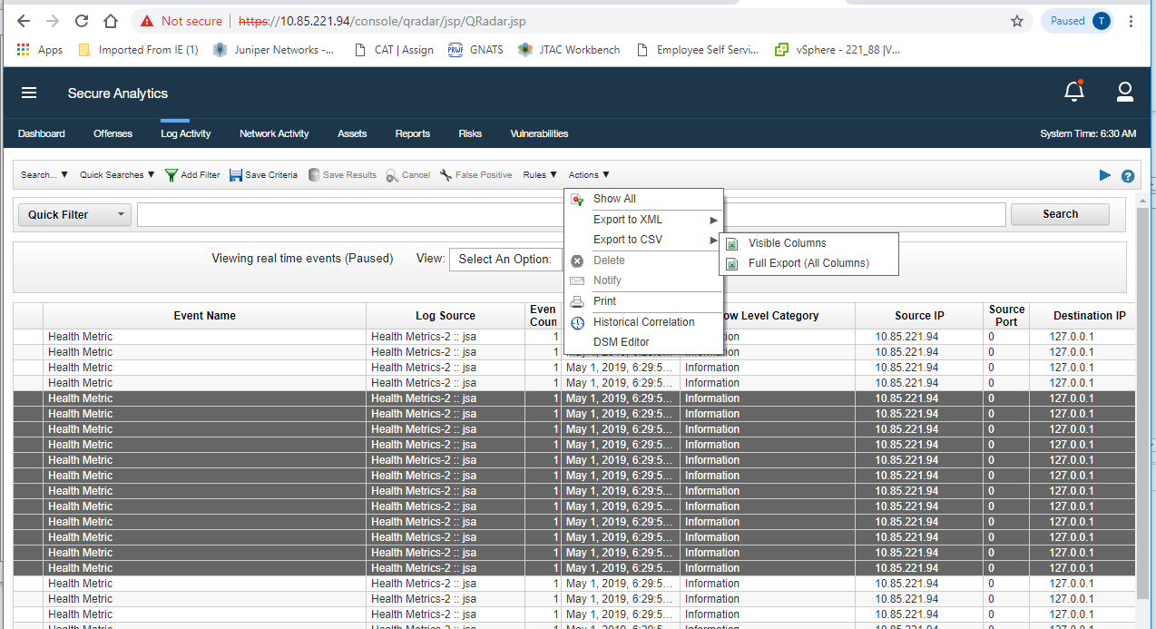 [JSA Series] How to include column headers when doing an export to csv