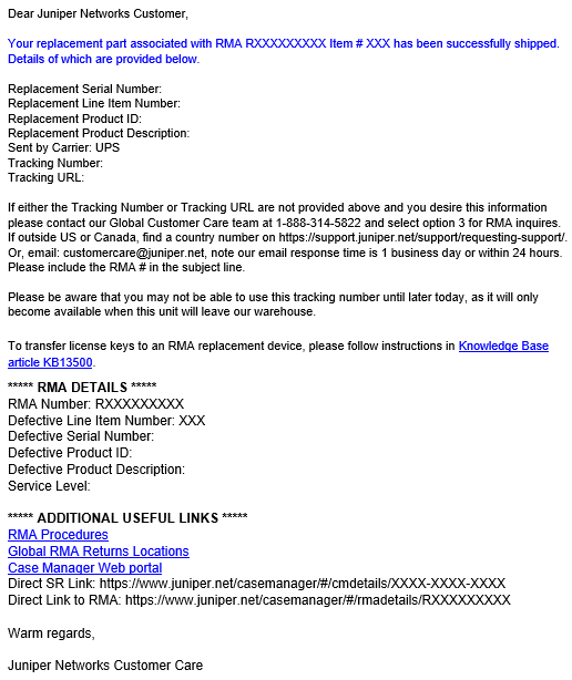 RMA - Frequently Asked Questions (FAQ)